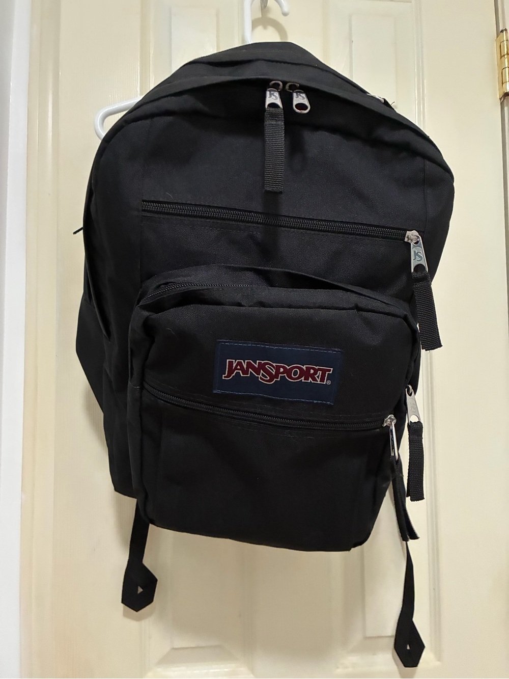 Jansport Black Classic Backpack with Front Pocket